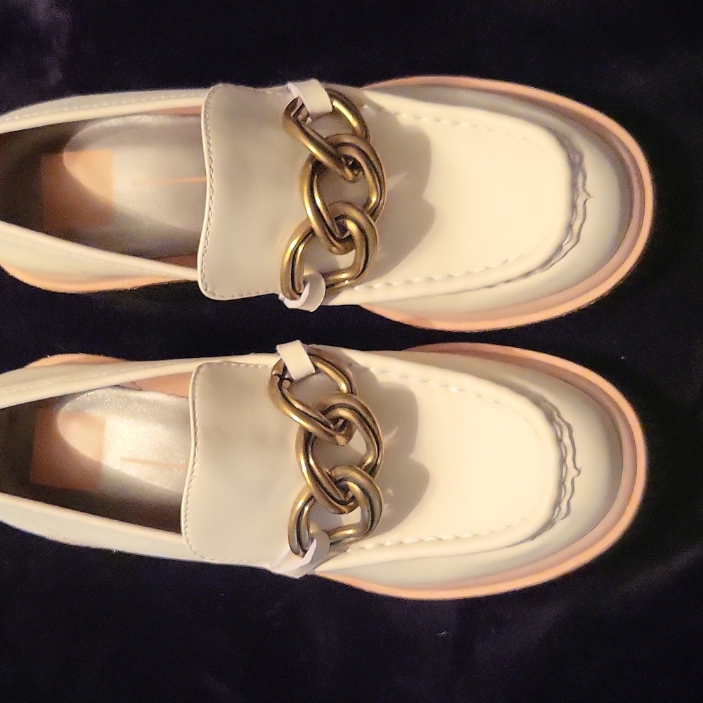 Dolce Vita White Loafers